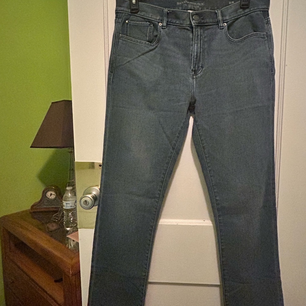 Banana Republic Charcoal Slim Jeans - Picture 2 of 6